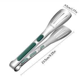 Stainless Steel Food Tongs (size: Middle)