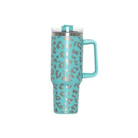 40oz Quencher Tumbler Thermos Vacuum Cups With Handle Stainless Steel (Color: 22, Capacity: 1000-1500ml)