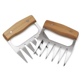 Steel or plastic meat shredder claws for handling, pulling, and shredding meat (Color: YX221113-Steel, Ships From: China)