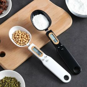 LCD Display Digital Electronic Kitchen Scale (Color: White)