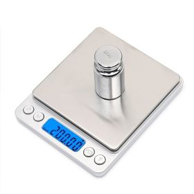 Stainless Steel Electronic Scale (Heavy Weight: Weight Limit 2000g)