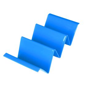 1pc/6pcs Colorful Taco Holder Stands - Premium Large Taco Tray Plates (Color: 1pc Blue)