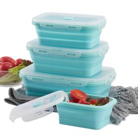 Reusable Pizza Storage Container (Color: Blue, size: 800ML)