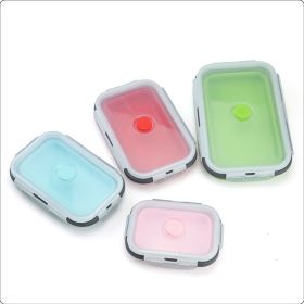 Reusable Pizza Storage Container (Color: Red, size: 800ML)